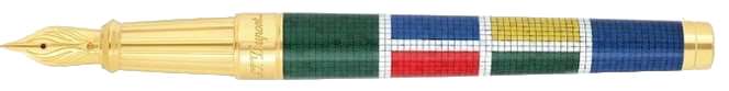Casablanca - ST Dupont Casablanca Mosaic Guilloche Fountain Pen 420111L